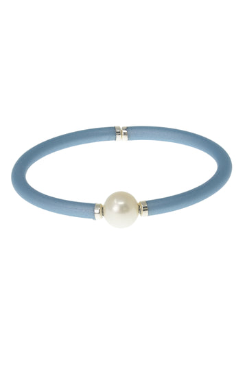 Pulsera Perla Moderna grande color Azul Claro