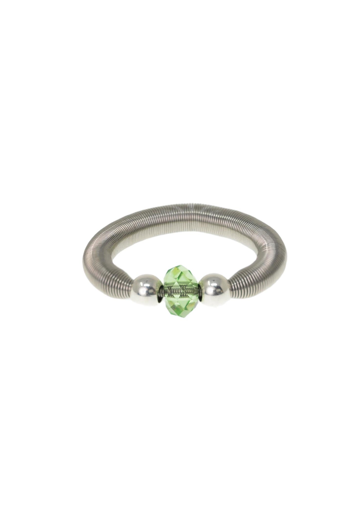 Anillo Minimal Glow Verde
