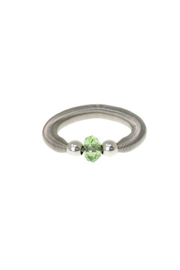 Anillo Minimal Glow Verde