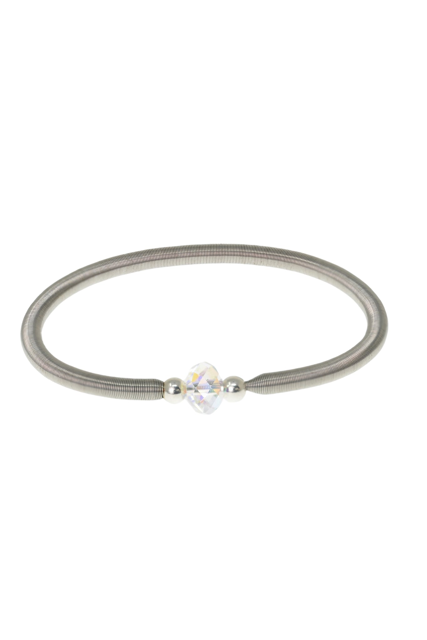 Pulsera Minimal Glow Transparente