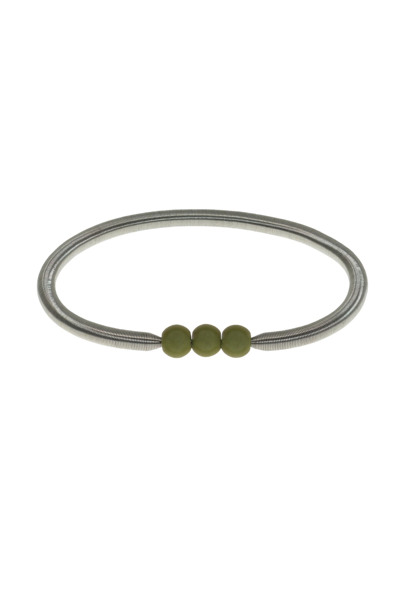 Pulsera Lava Color Verde muelle de acero