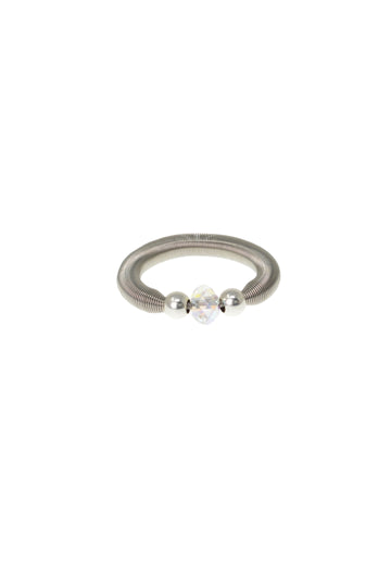 Anillo Minimal Glow Transparente