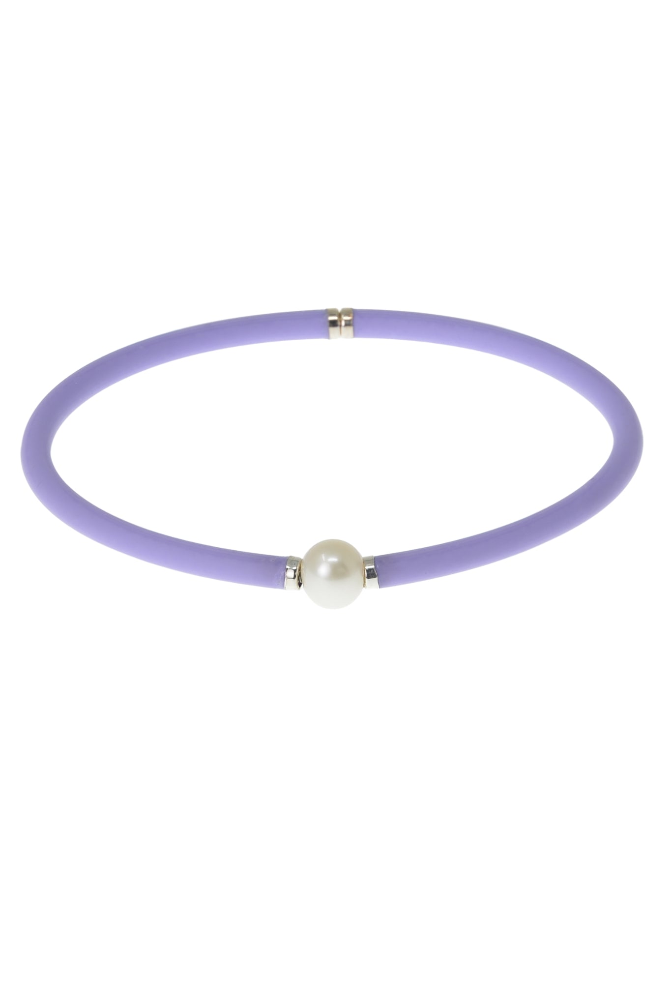 Pulsera Perla Moderna pequeña color Violeta