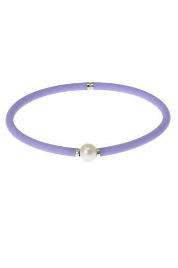 Pulsera Perla Moderna pequeña color Violeta