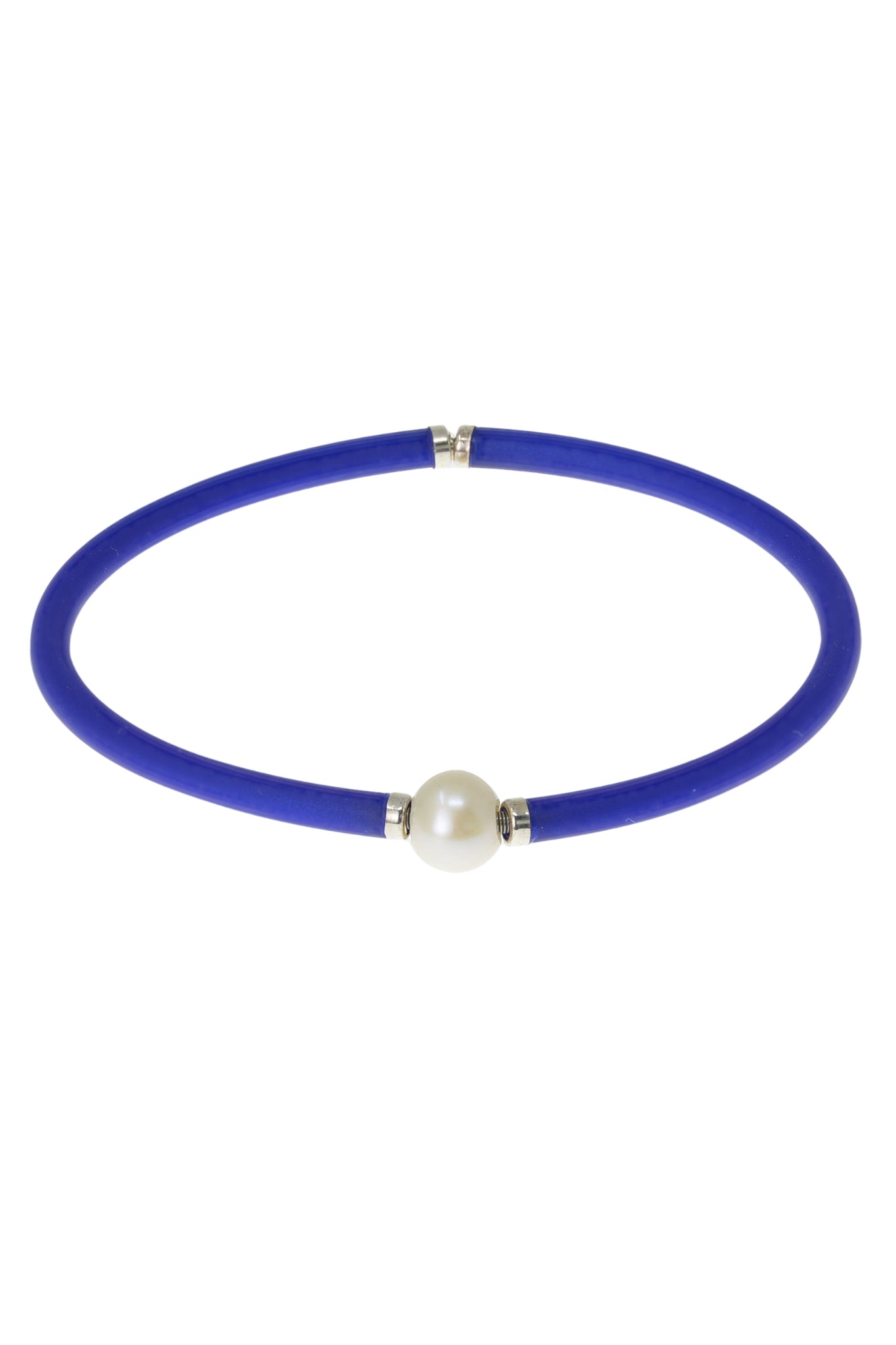 Pulsera Perla Moderna pequeña color Azul Royal