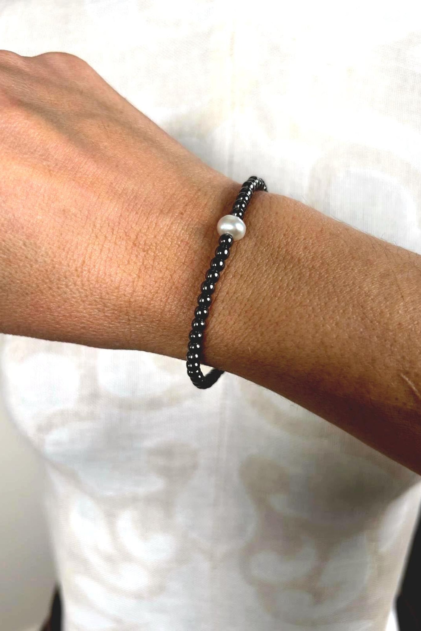 Pulsera Alicia Plata y Perla cultivada