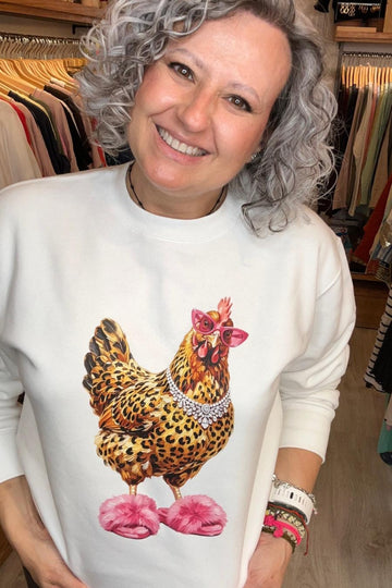 Sudadera Gallina Glam